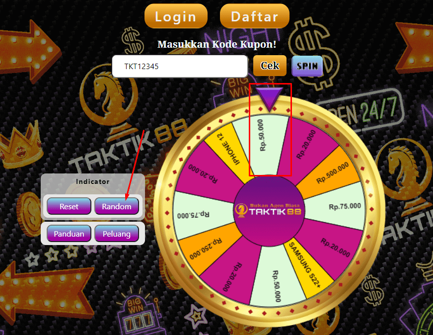 langkah kedua wheel taktik88