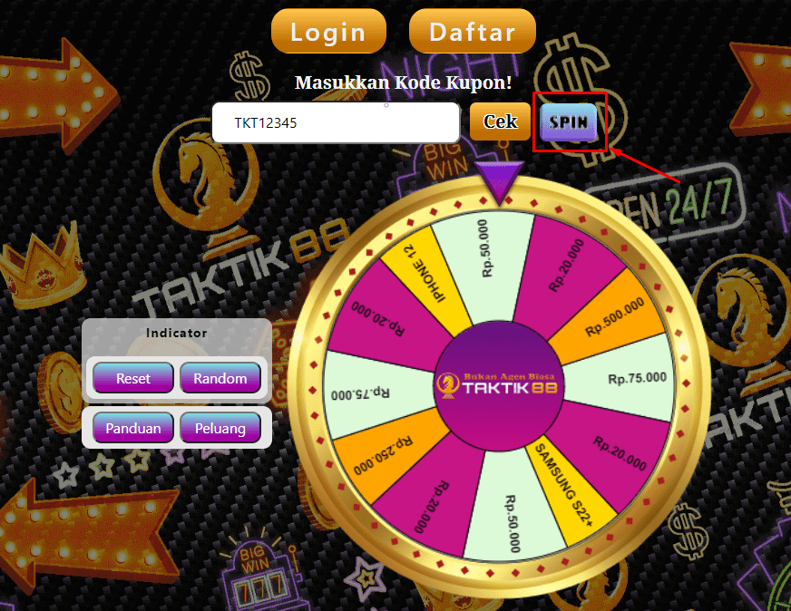 langkah kedua wheel taktik88